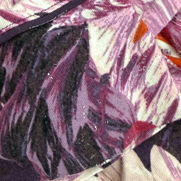 Soma Purple Flamingo Print Pajama Top - Picture 3 of 7